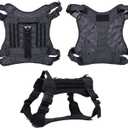 Tactical Scorpion Gear Dog Training Vest K9 MOLLE Combat Edition Harness D4 | Black - X-Large