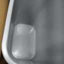 Rubbermaid Commercial Products Deskside Wastebasket/Trash Can, 3.25-Gallon/13-Quart, Gray, Plastic, for Bedroom/Bathroom/Office, Fits Under Desk/Sink/Cabinet