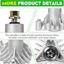 42" Deck Spindle Rebuild Kit for 130794 Spindle, for Craftsman LT1000 LT2000(Only 3 Bolts), 2 Spindles 532130794, 2 Blades 134149, 2 Pulleys 129861 ,1 Idlers 173437, 1 Idlers 173438,1 95 1/2" Belt