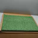 Dog Grass Pad with Tray, 34''X23'' Large Artificial Turf Grass Potty, Reusable Puppy Pee Pads for Dogs, Portable Dog Litter Box for Indoor/Outdoor Potty Training Toilet