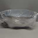 4 PCS 3 Gallon Galvanized Tub Champagne Bucket with Carry Beer Drink Storage Cooler Metal Beverage Ice Tub Galvanized Ice Buckets for Parties and Cocktail Bar Mimosa Supplies, 15.8 X 9 X 6.2 Inches