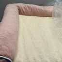 Large Dog Bed Orthopedic Washable: Beds Bolster XL Bed Big XLarge Dogs Memory Foam Sofa Couch Waterproof Removable Cover - Pink (36.0"L x 27.0"W x 6.5"Th)