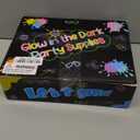 150PCS Glow in the Dark Party Supplies for Kids Adults, Light Up Party Favors with Light Up Glasses, Headband, Rings, 100 Glow Sticks Bulk Party Pack DIY Glow Necklaces Bracelets, Neon Party Supplies