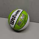 WILSON NCAA Killer Crossover Outdoor Basketball - Size 5 - 27.5", Lime/ White
