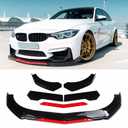 JMTBNO Universal Front Bumper Lip Splitter Spoiler Car Front Lip Compatible with Honda Civic Accord Nissan Altima Toyota Camry Corolla Dodge Challenger Nissan 350Z Camaro Ford Mustang Subaru WRX
