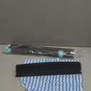 Rubber Broom Carpet Rake for Pet Hair Removal, Fur Remover Broom with 59" Telescoping Long Handle, Pet Hair Broom with Squeegee for Carpet, Hardwood Floor, Tile