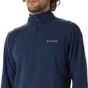 Columbia Mens Klamath Range II Half Zip Fleece Jacket, Collegiate Navy Solid, Small