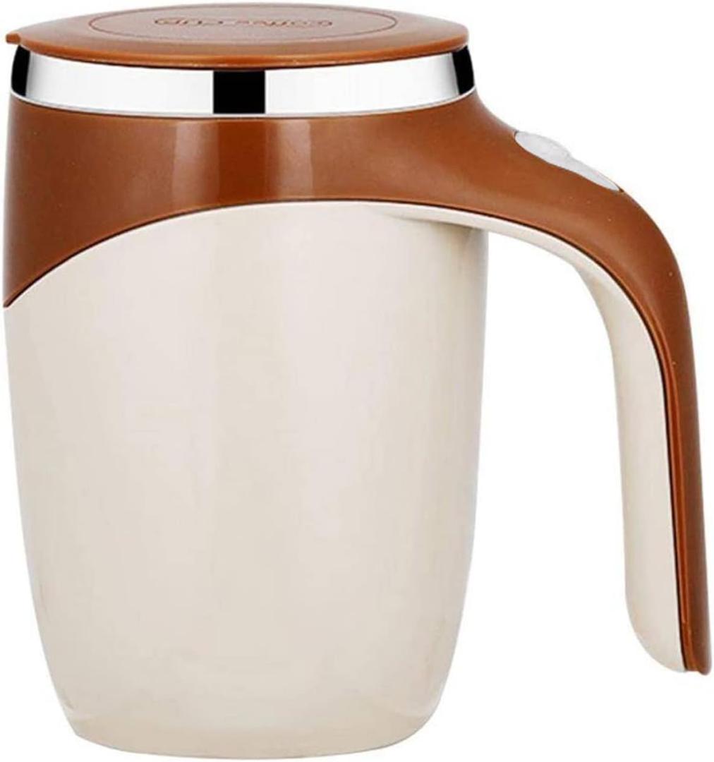 Automatic Magnetic Stirring Coffee Mug, Rotating Home Office Travel Mixing CupFunny Electric Stainless Steel Self Mixing Coffee Tumbler, Suitable for Coffee, Milk, Cocoa and Other Beverages (coffee (battery model))