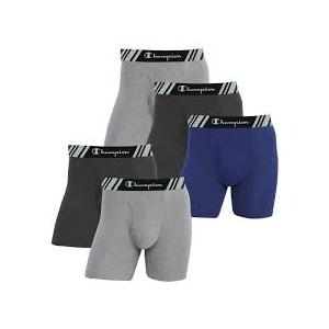 Champion Men's Performance Boxer Brief 5 Pack Size L
