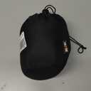 MLVOC Travel Pillow 100% Pure Memory Foam Neck Pillow, Comfortable & Breathable Cover, Machine Washable, Airplane Travel Kit with 3D Contoured Eye Masks, Earplugs, and Luxury Bag, Standard (Black)