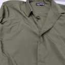 Men's Stretch Wrinkle Free Dress Shirts Formal Wedding Prom Long Sleeve Slim Fit Button Down Shirt, M