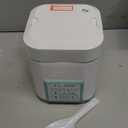 TLOG Mini Rice Cooker 2.5 Cups Uncooked, Healthy Ceramic Coating Portable Rice Maker, 1.2L Travel Rice Pot Small for 1-3 People, Personal Rice maker, Food Steamer, Multi-cooker for Grains, Oats