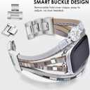 KOREDA Boho Leather Bracelet Compatible for Apple Watch Band 38mm 40mm 41mm 42mm 44mm 45mm 46mm Series 11 10 9 8 7 SE Women, Handmade Multilayer Wrap Beaded Jewelry Apple Watch Strap for iWatch Series 6/5/4/3/2/1 (Grey)