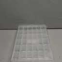 Foihukelim 36 Grids Pack Plastic Organizer Box with Dividers,Tackle Fishing Box Organizer Box for Art DIY Beads,Sewing Storage Box (1 Pack)