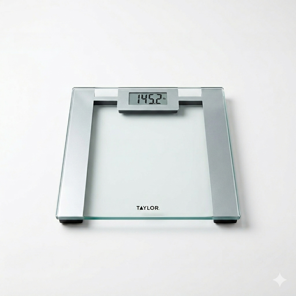 Taylor Digital Clear Glass Scale
