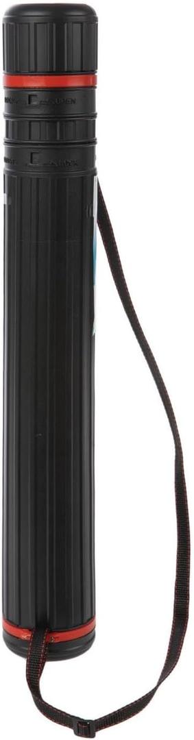 Hobby Lobby Expandable Art Storage Tube, 25-42 Inch Length, Black with Shoulder Strap, for Artwork and Blueprints