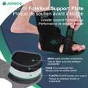 Drop Foot Brace with Arch Support, Adjustable AFO Foot Orthosis Brace for Walking, Relieve the Instability of Lower Limbs by MS, TBI, Stroke, Cerebral Palsy, Fracture (Right, X-Large)