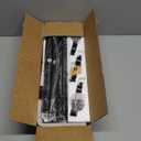 Yafex Curtain Rod 32-144 Inch, Heavy Duty 1 Inch Adjustable Curtain Rods for Windows, Black Extra Long Window Treatment Rods, Modern Design, Easy Installation