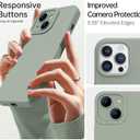 2 x Magnetic for iPhone 13 Case with Screen Protector - Wireless Charging Compatible - Upgraded Camera Protection - Silicone Shockproof Protective Phone Case for iPhone 13 - Porcelain Blue