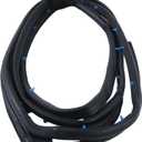 DVPARTS Right Passenger Side Rear Door Weather Strip Seal Rubber 72825SDAA01 72825-SDA-A01 Compatible with Honda Accord 2003-2007