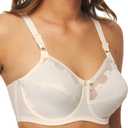 Bali Womens Flower Underwire Bra Df0180 (34B, Light Beige)