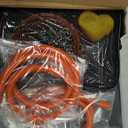 Collapsible Fishing Basket Trap Set with Reinforced Wire Mesh, Heavy-Duty Orange Tether Line, Float & Bait Accessories Kit for Minnows, Crab, Shrimp & Crayfish, 18" to 24"