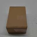 Matte Black Door Knobs Interior with Lock, Modern Privacy Rectangle Door Knob Door Handles for Bathroom Bedroom