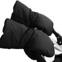 1 Pair Stroller Hand Muffs Thick Waterproof Warm Gloves Carts Compatible Hand Muffs Pram Stroller Accessory Hand Warmers