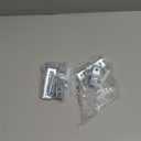 Bifold Door Hardware Repair Kit - 2 Pack Bi-fold Sliding Closet Door Hardware Kit for 7/8" to 1" Track, Folding Pocket Door Replacement Parts Set Include Top Bottom Pivots Bracket and Guide Wheel