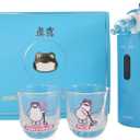 Jinro Soju Dispenser with 2 pcs of Soju Glasses, Automatic Drink Dispenser for Soju Only, Classic Soju Brand Merch, Korean Soju, Funny Gifts, Silicone Tube 2 Sizes, C-TYPE Charging [OFFICIAL LICENSE]