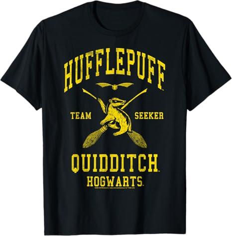 Harry Potter Hufflepuff Quidditch Team Seeker T-Shirt, S