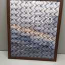 16x20 Picture Frame, Walnut Woodgrain 16 x 20 Poster Frame for Horizontal or Vertical Wall Mounting, 1 Pack