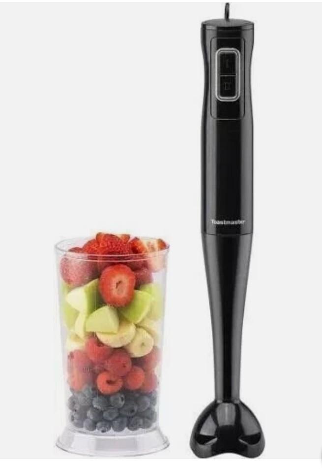 Toastmaster Immersion Blender TM-202IB new in box cup included one touch