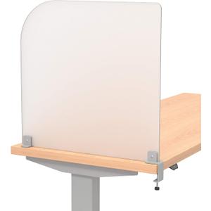 Desk Divider for Students and Desk Privacy Panel. Office Partitions and Ideal Cubicle Light Shield. Frosted Acrylic Clamp-on Desk Partition - 23 W x 22H Divider