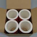 4 inch Lint Roller Refills Only for Scotch Brite, Everyday Clean Lint Roller Refills 4 Pack, Pet Hair Pickup Extra Sticky 90 Sheets per Refill, 360 Adhesive Sheets Total (1 3/4 inch Inside Dia.)