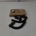 Stroller Bumper Bar Adjustable Angle Replacement Armrest Detachable Stroller Bar Handlebar Crossbar Stroller Accessory Dual-Mode Open with Black Smooth Leather Cover