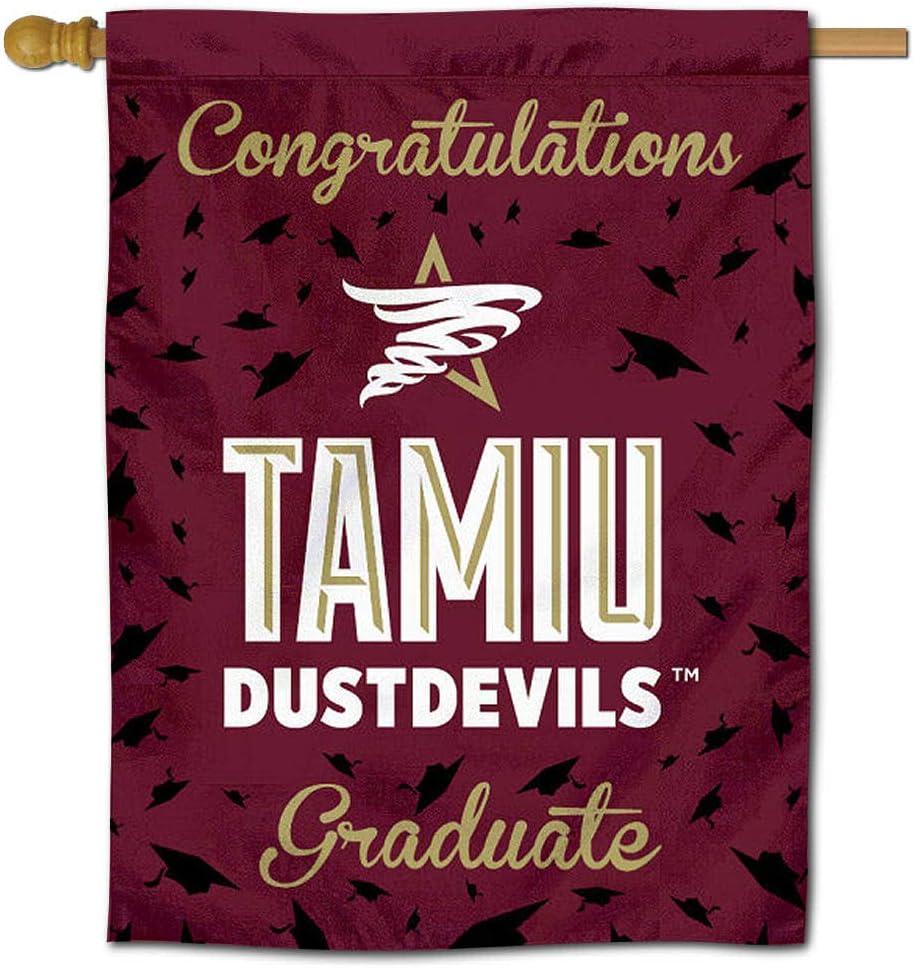 Texas A&M International Dustdevils College Graduation Gift Banner Flag