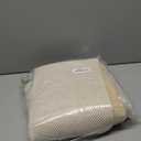 Shower Mat Non Slip: 47.2 x 31.5 Inch Extra Large Shower Mats for Inside Shower with Drain Hole - Soft PVC Loofah Anti Slip Shower Stall Mat for Walk-in Shower and Bathroom, Quick Drying (Khaki)