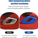 Voodonala for Dodge Challenger 2015-2023 Car Door Inner Door Handle Cover Trim Accessories for Dodge Challenger 2015-2023(Blue,2pcs/Set)