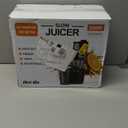 Masticating Cold Press Juicer Machines: 200W Pure Slow Juicer With Quiet Motor For Vegetable And Fruit Easy To Clean, Red