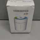 INF Ultrasonic Cool Mist Humidifier For Bedroom, Home Or Dorm, With Color Night Light, Quiet, White