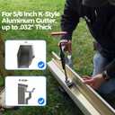 Part # GOP34UK - Standard Rectangular Gutter Punch Hole Upgrade Kit, 3x4 in.Replacement High Carbon Steel Blades,Easy Ratcheting Mechanism and Angled Punch-Blade Provide Smooth Cutting Action
