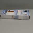 EcoNour 27" Car Snow Brush and Ice Scrapers for Car Windshield (2 Pack) | Scratch Free Bristle Head Snow Brush & Tough Window Snow Scraper with Aluminium Body | Snow Removal Winter Car Accessories (Blue & Orange)