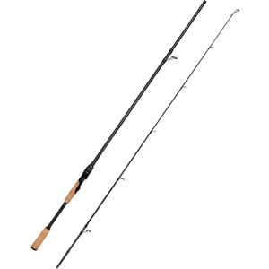 Jenseits Spining Fishing Rods  2-Piece Carbon Fiber Rod, Medium Heavy Power Extra Fast Action, Premium Cork Handle, Ceramic Guides  Precision Rod for Bass & Lure Fishing
