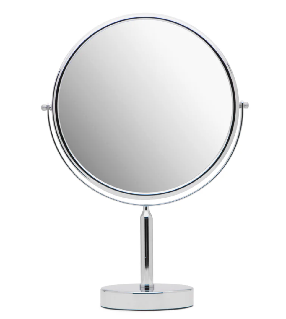 Mirrorvana Oversized 11-Inch Magnifying Makeup Mirror | Double-Sided 1x And 3x Magnification For Home Vanity Countertop