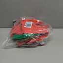 Jetec 6 Pcs 24'' Giant Christmas Inflatable Jingle Bells Large Jingle Bell Ball Fun Christmas Decor Xmas Balloon Outdoor Ornament for Garden Yard Patio Holiday Decor