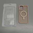 Anuck Case for iPhone 12 Pro Max Case Magnetic Phone Case Compatible with MagSafe, Soft TPU Bumper Hard Translucent Matte Back Slim Fit Shockproof Protective Cover for Men Women Girls - Pink