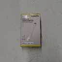 Acoustix Rugged Audio Adapter Fast Lighting Male to 3.5mm Female Jack, White