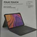 Logitech Folio Touch iPad Keyboard Case with Trackpad and Smart Connector for iPad Air 11-inch (M2 & M3), iPad Air (4th & 5th gen)  Graphite