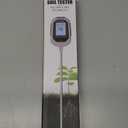 YAMRON 4-in-1 Soil Moisture Meter, Digital Plant Temperature/Soil Moisture Test & PH Meter/Sunlight Intensity, Backlight LCD Display for Gardening, Farming and Outdoor Plants